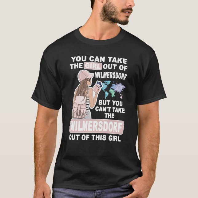 Cooles Mädchen aus Berlin Wilmersdorf Proud Wilmer T-Shirt (Vorderseite)