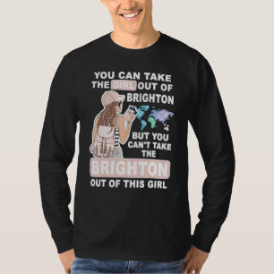 Cooles Mädchen aus Brighton City Stolz Brighton Mä T-Shirt