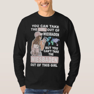 Cooles Mädchen aus der Stadt Wiesbaden  Stolz Wies T-Shirt