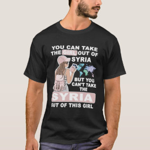 Cooles Mädchen aus Syrien, Proud Syria Girl T-Shirt