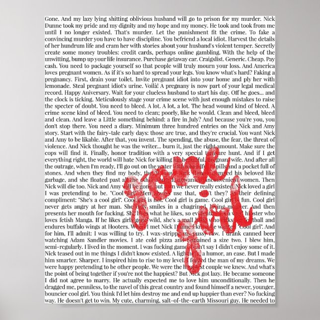 Cooles Mädchen Poster (Vorne)