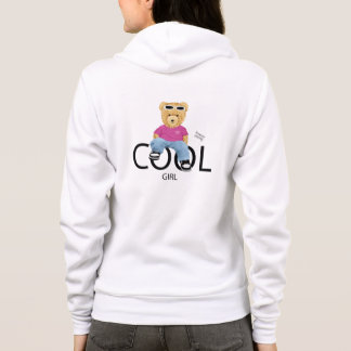 Cooles Mädchen Teddy Hoodie – Süßer Stil
