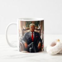 Cooles MAGA Kaninchen TRUMP umgeben von BUNNYS lus