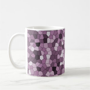 COOLES Magenta Lila rosa Muster Kaffeetasse