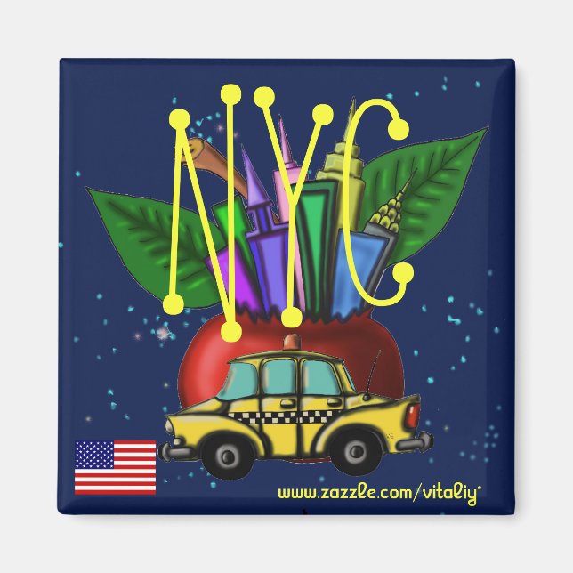 Cooles Magnetdesign in New York City Magnet (Vorne)