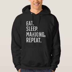Cooles Mahjong Frauenstrategie Spielfeld Mahj Hoodie