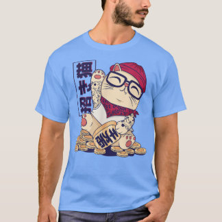Cooles Maneki Neko T-Shirt