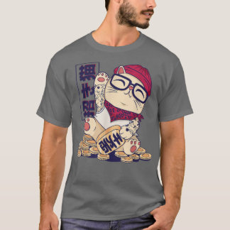 Cooles Maneki Neko T-Shirt
