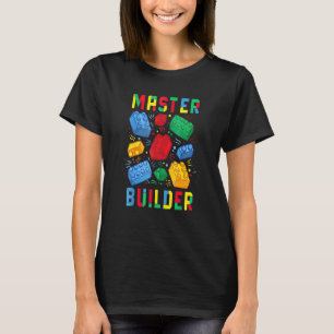 Cooles Master Builder Gebäude blockiert Männer Fra T-Shirt