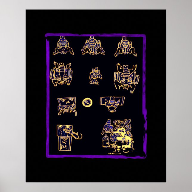 Cooles Maya-Design Poster (Vorne)