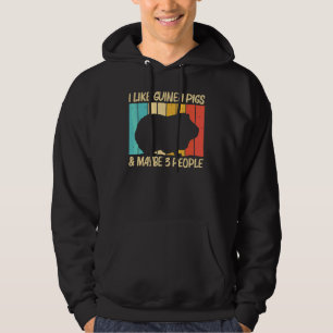 Cooles Meerschweinchen für Männer Frauen Cavy Haus Hoodie