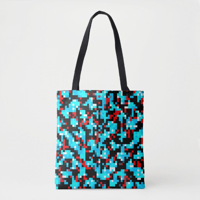 Cooles mehrfarbiges Muster Tasche (Vorderseite)