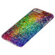 Cooles mehrfarbiges Retro-Glitzer & Glitzern Muste Case-Mate iPhone Hülle (Oberseite)