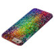 Cooles mehrfarbiges Retro-Glitzer & Glitzern Muste Case-Mate iPhone Hülle (Unterseite)