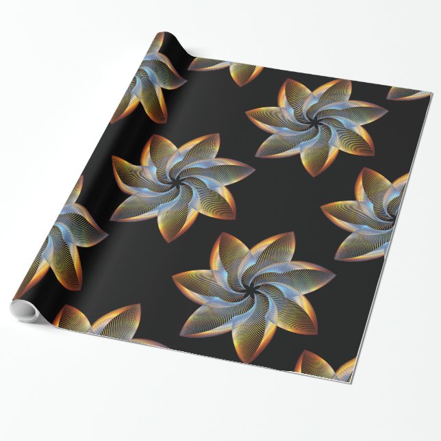 Cooles Metall 5 Geschenkpapier (Ungerollt)