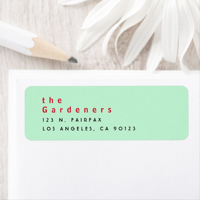 Cooles Minimalistisches Rotes Rotes Schwarz (Insitu)