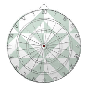 Cooles Mint Geometric Deko Cube Muster Dartscheibe