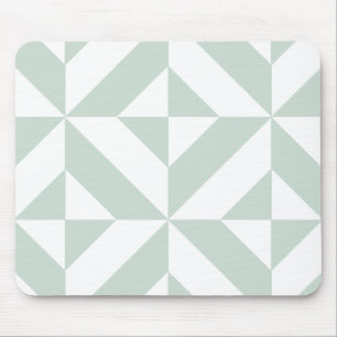 Cooles Mint Geometric Deko Cube Muster Mousepad