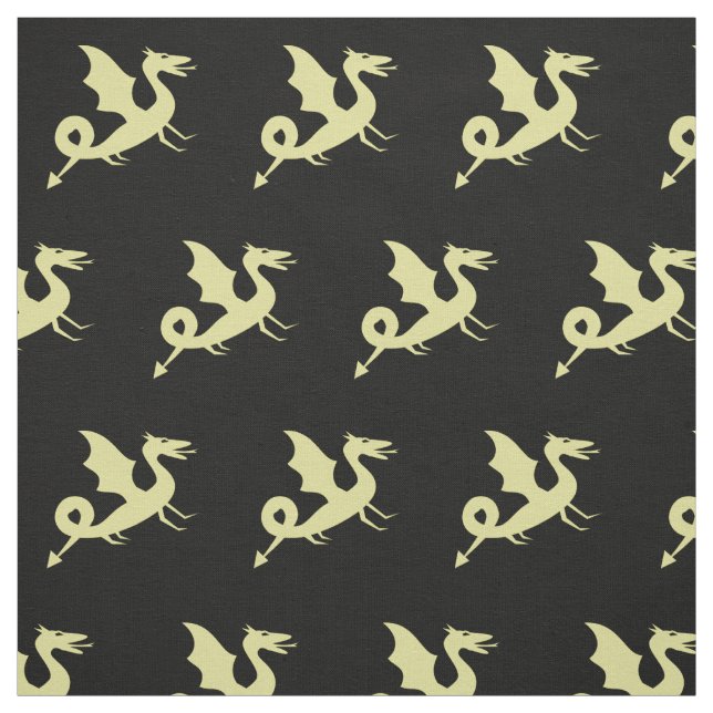 Cooles mittelalterliches Drachenmuster Stoff (Muster)