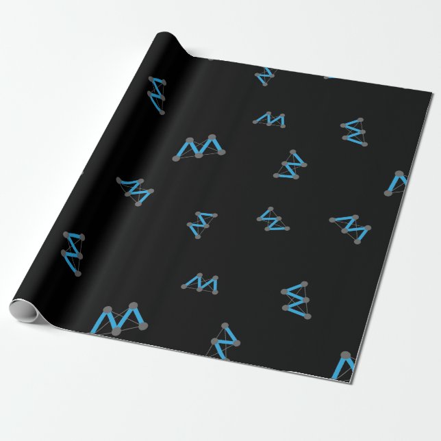 Cooles Moac Kryptowährungszeichen Geschenkpapier (Ungerollt)