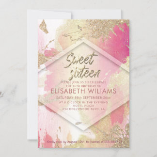 Cooles modernes Duftwasser Einladung