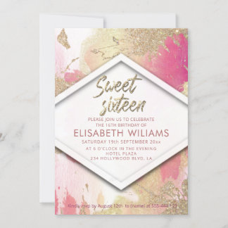 Cooles modernes Duftwasser Einladung