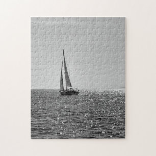 Cooles modernes Foto von Segelbooten im Sommer