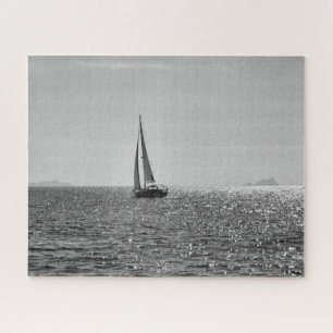 Cooles modernes Foto von Segelbooten im Sommer
