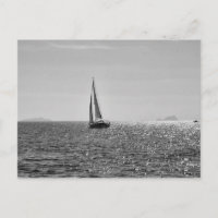 Cooles modernes Foto von Segelbooten im Sommer