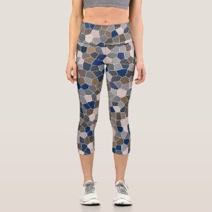 Cooles modernes Muster Capri Leggings