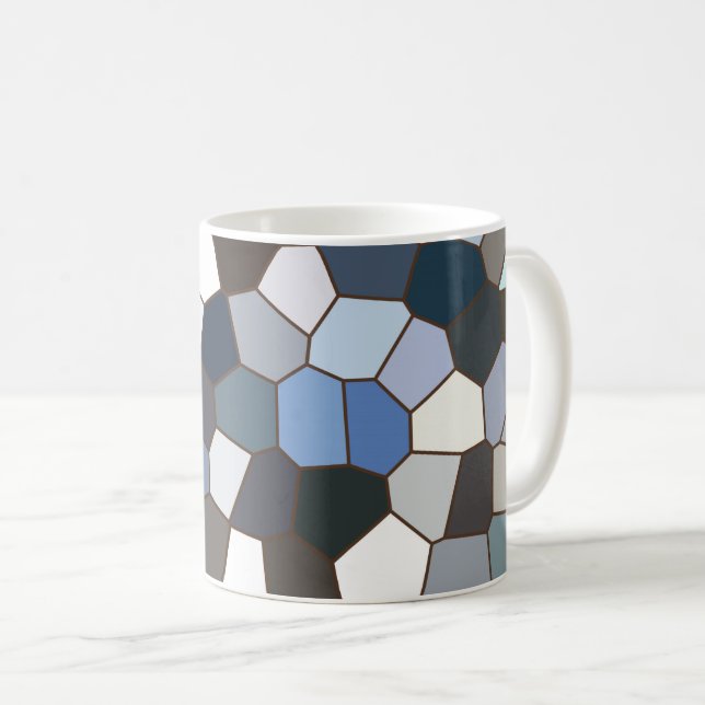 Cooles modernes Muster Kaffeetasse (VorderseiteRechts)
