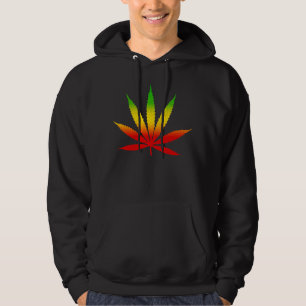 Cooles modernes Reggae Rasta Blatt jamaikanisches Hoodie