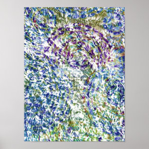 Cooles, modernes, trendiges, buntes, abstraktes Am Poster