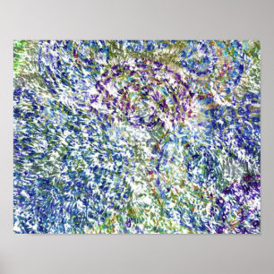 Cooles, modernes, trendiges, buntes, abstraktes Am Poster