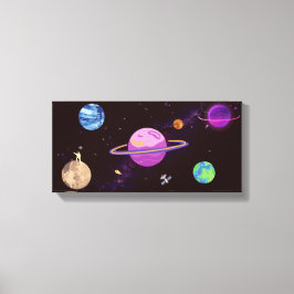 Cooles modernes Universum Leinwanddruck