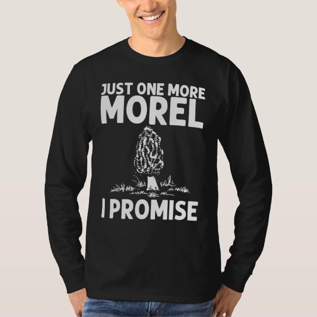 Cooles Morel Design für Männer Frauen Wilde Pilzja T-Shirt (Vorderseite)