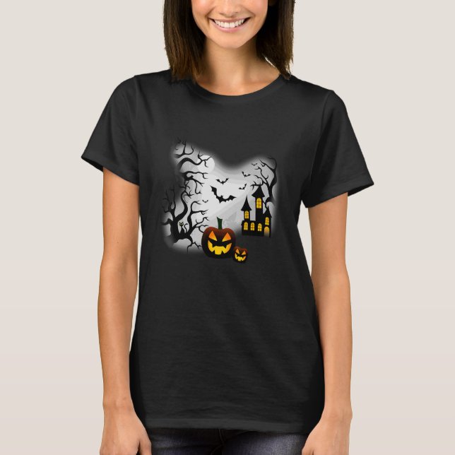 Cooles Motiv ohne Kostüm zu Halloween 4 T-Shirt (Vorderseite)