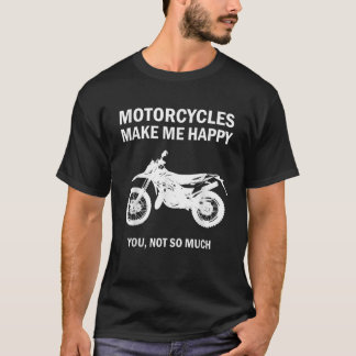 Cooles Motorrad Fahrrad Fahrradverleih Geschenk T-Shirt
