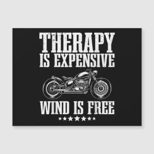 Cooles Motorrad für Männer - Motorradfreunde Magnetkarte