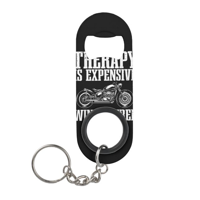 Cooles Motorrad für Männer - Motorradfreunde Mini Flaschenöffner (Vorderseite)
