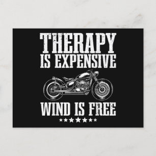 Cooles Motorrad für Männer - Motorradfreunde Postkarte