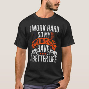Cooles Motorrad für Motorradfahrer T-Shirt