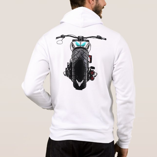 COOLES MOTORRAD HOODIE (Rückseite)