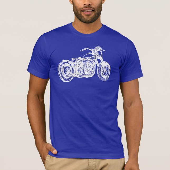 cooles Motorrad T-Shirt (Vorderseite)