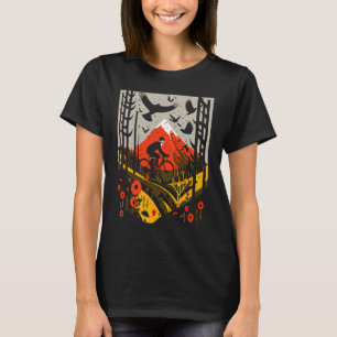 Cooles Mountainbike MTB Fahrrad für Männer Frauen T-Shirt