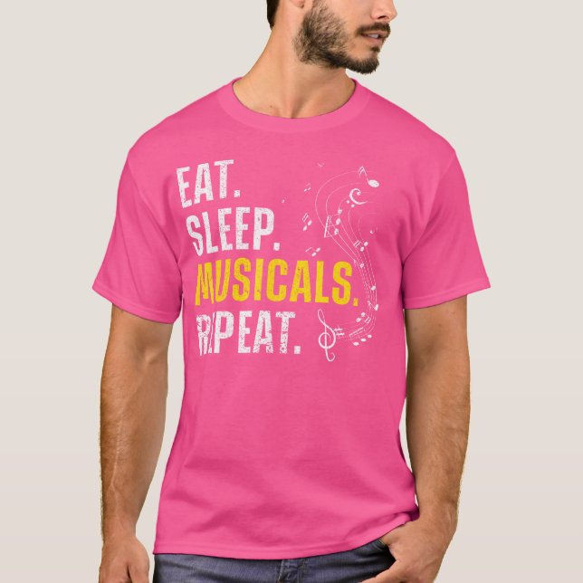 Cooles musikalisches Design für Männer - Musik im  T-Shirt (Vorderseite)