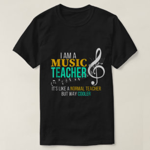 Cooles Musiklehrer-Geschenk Lustiger Lehrer-Spru T-Shirt