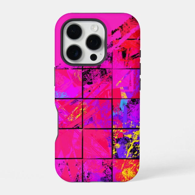 Cooles Musterdesign iPhone 16 Pro Hülle (Rückseite)