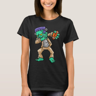 Cooles Mysterium Zombie-Dabbing mit einem Fußballp T-Shirt