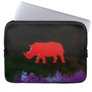 cooles Nashorn Laptopschutzhülle